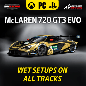 ACC: Wet Pack Setup McLaren 720S GT3 EVO