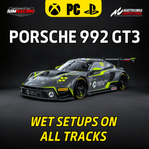 ACC: Wet Pack Setup Porsche 992 GT3 R