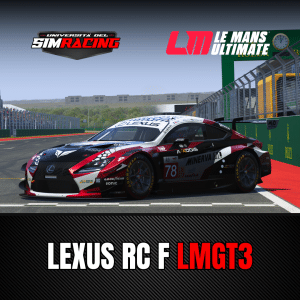 LMU: Pack Setup Completo Lexus RC F GT3 (disponibile nelle prossime settimane)
